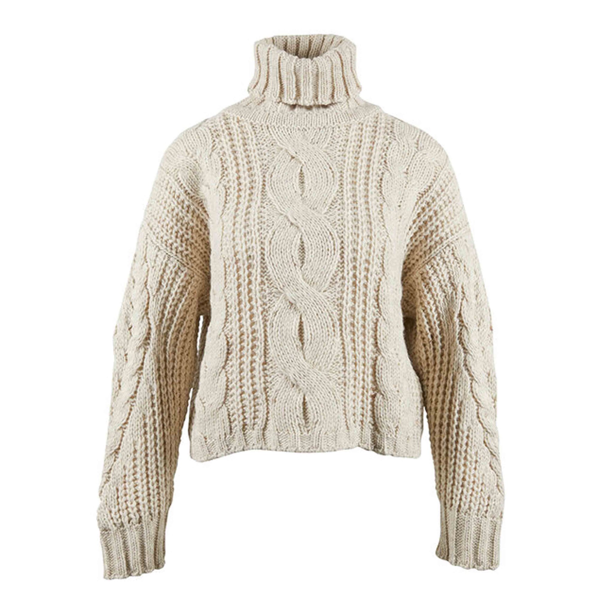 ROLL NECK CABLE SWT RIVERWOODS WOMAN