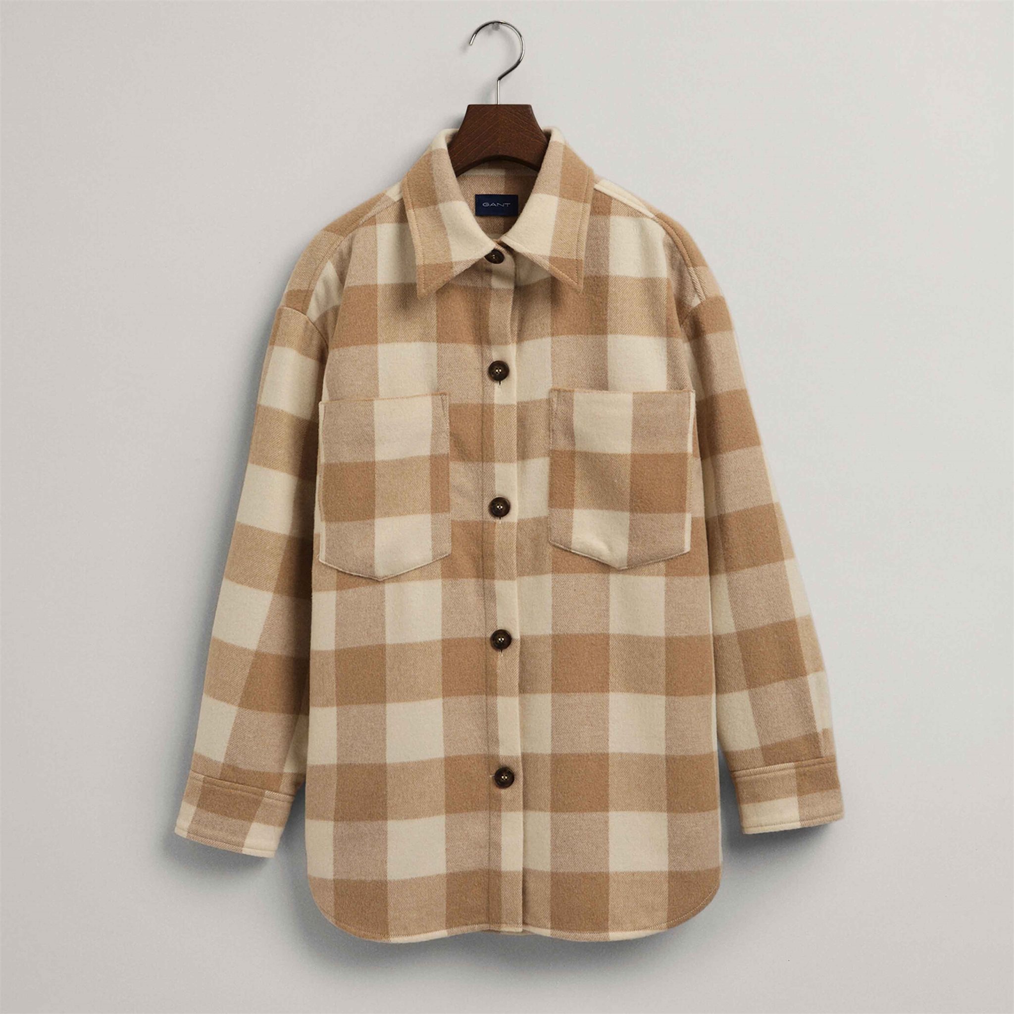 RELAXED CHECK OVERSHIRT GANT WOMAN