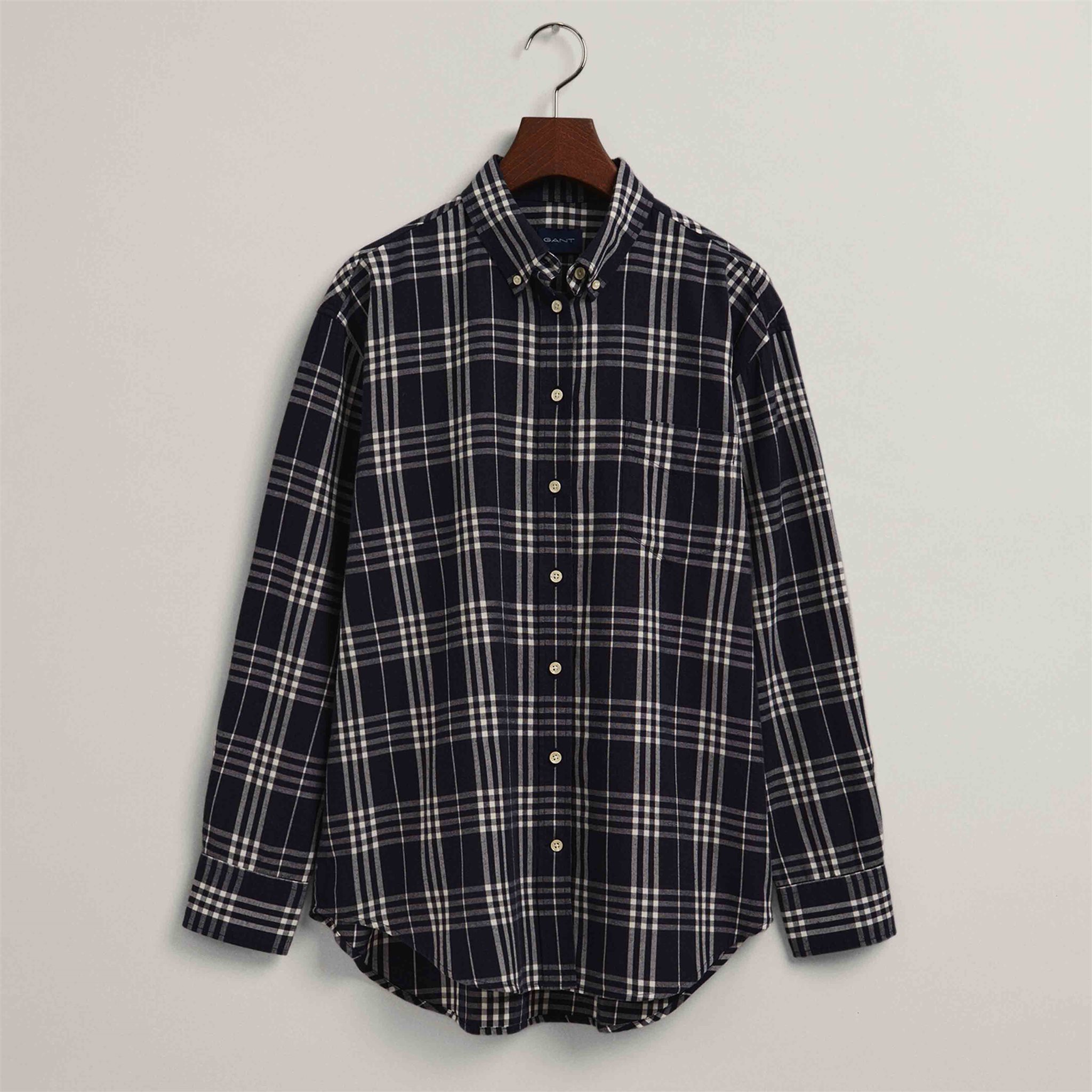 RELAXED CHECK FLANNEL SHIRT GANT WOMAN