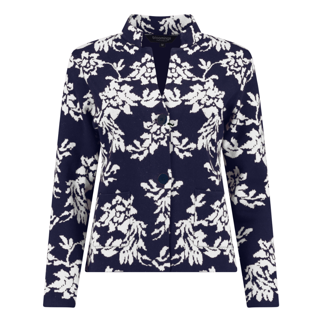 Stand up collar blazer BLOOMINGS