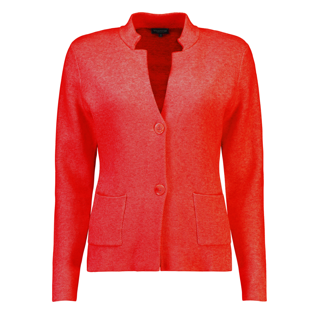 Stand up collar blazer BLOOMINGS